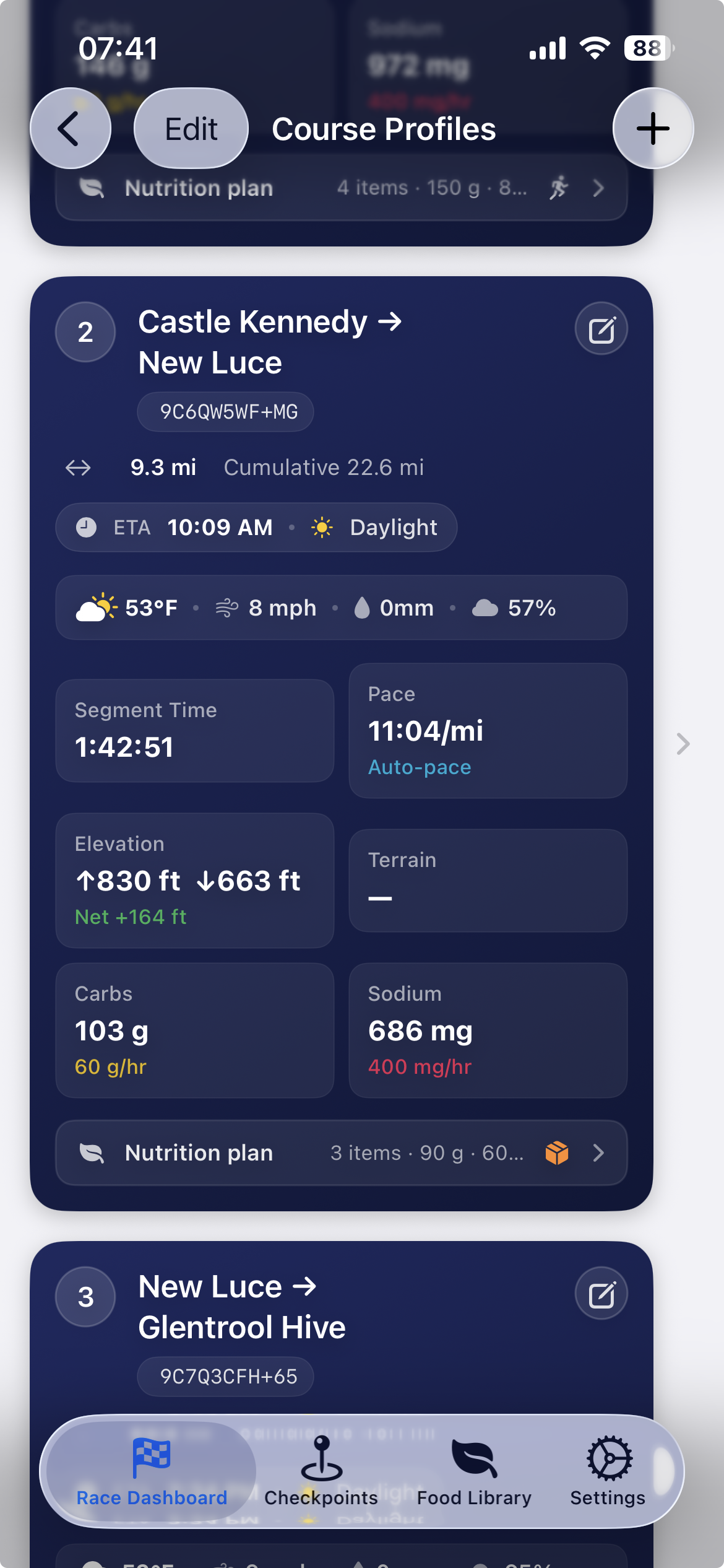 Checkpoints editor